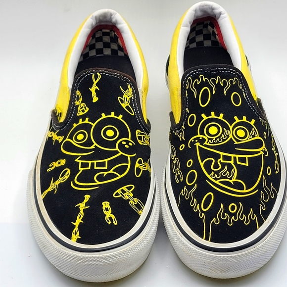 Vans Classic Slip On Vans X Gigliotti (Spongebob) Men's Size 10.0. S1090 - Picture 2 of 9